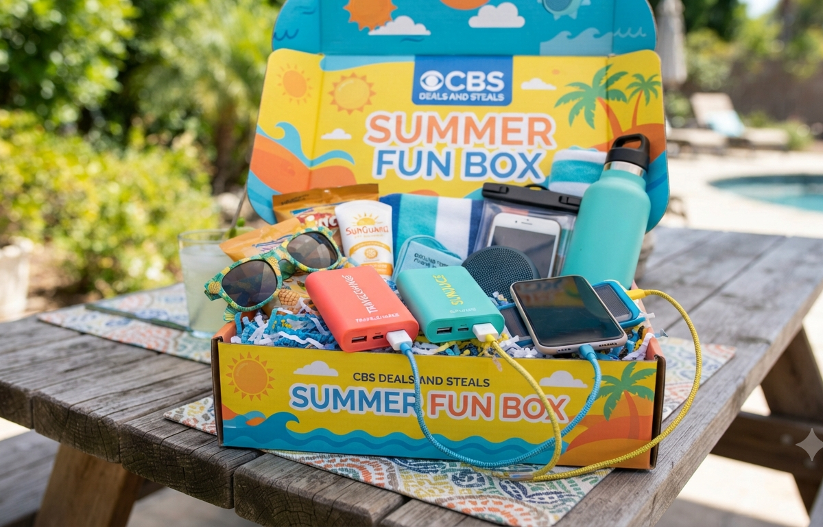 CBS Deals portable charger summer fun box discount 2026