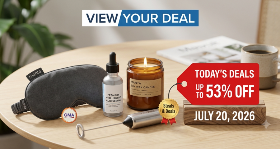 View Your Deal: Today's Deals & Steals, Up to 53% Off (July 20, 2026)
