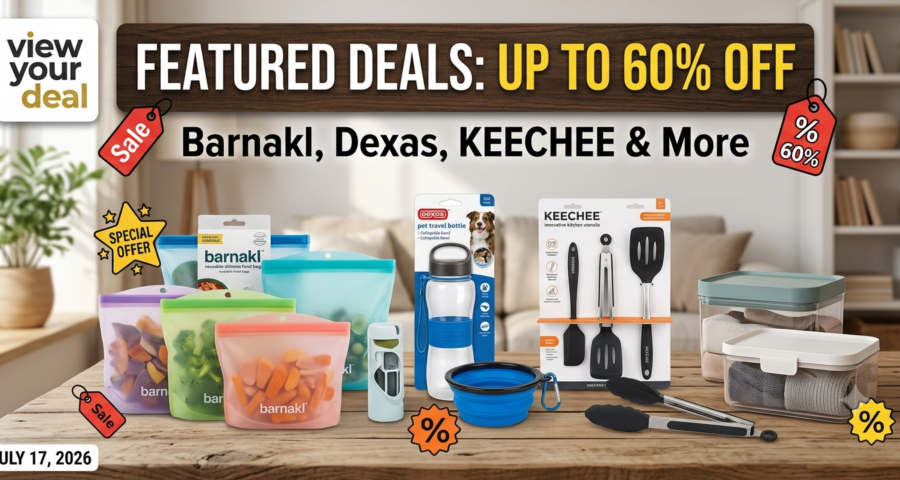 View Your Deal: Up to 60% Off Barnakl, Dexas, KEECHEE & More - July 17, 2026