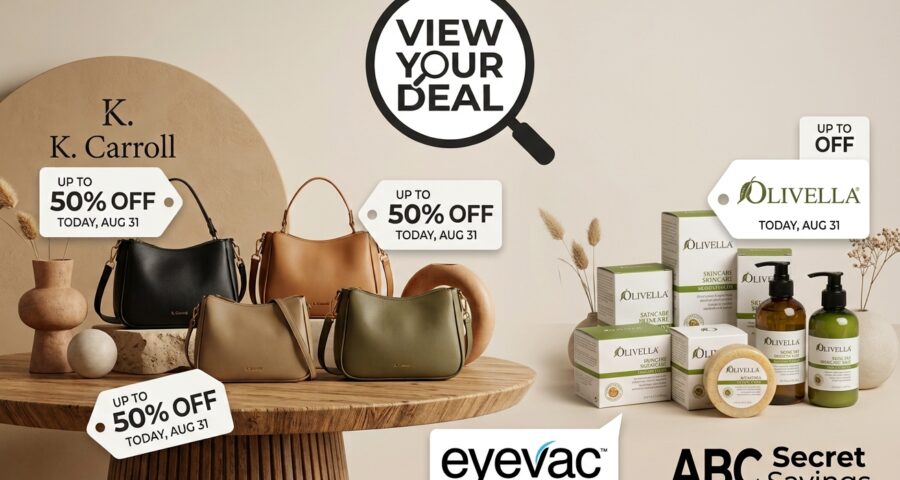 View Your Deal Deals & Steals: Up to 50% Off Today, August 31, 2026