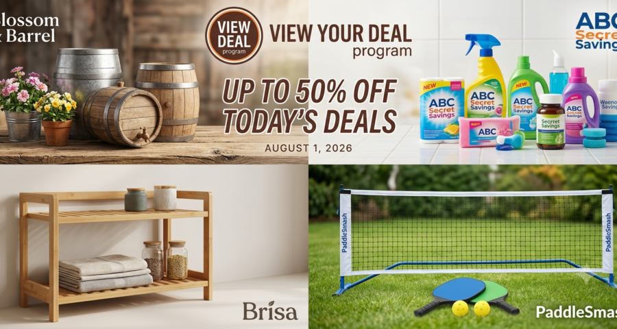 View Your Deal Deals & Steals: Up to 50% Off Today, August 1, 2026