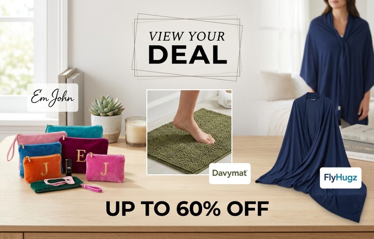 View Your Deal Em John Davymat FlyHugz discounts August 2026