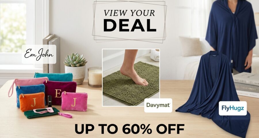 View Your Deal: Up to 60% Off Em John, Davymat & FlyHugz - Aug 15, 2026