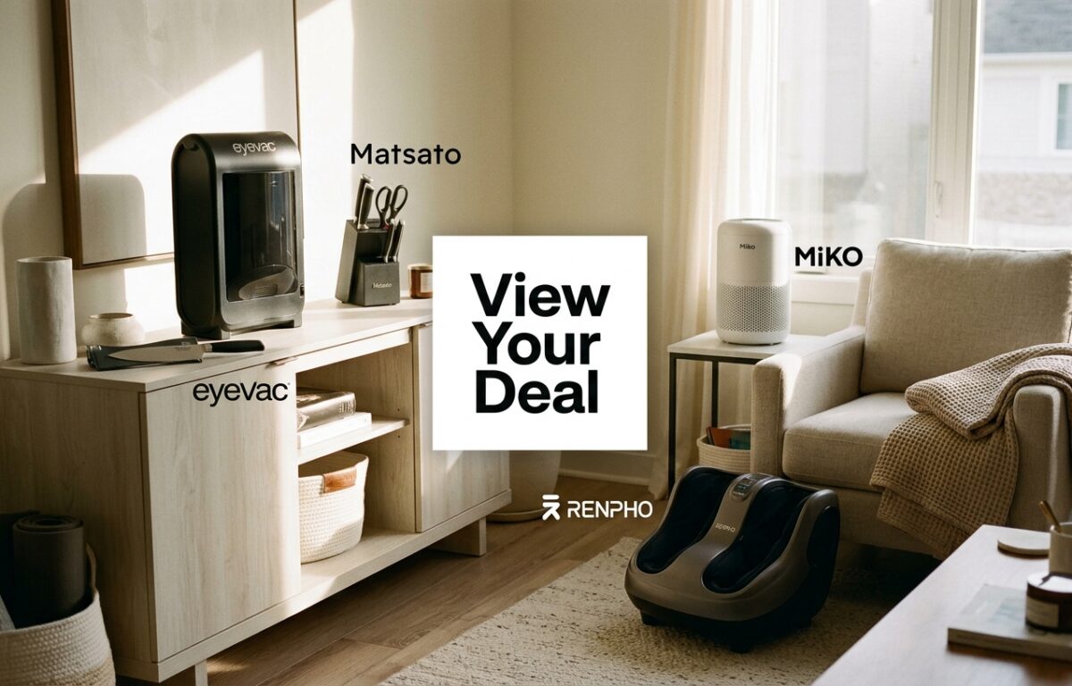 View Your Deal EyeVac Matsato Renpho Miko discounts August 2026