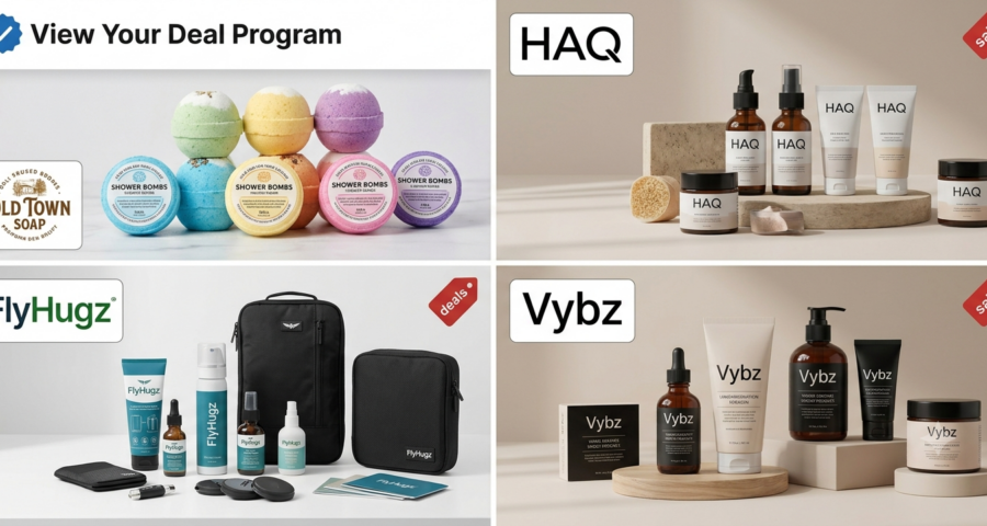 View Your Deal: Old Town Soap, HAQ, FlyHugz & Vybz Deals - August 4, 2026