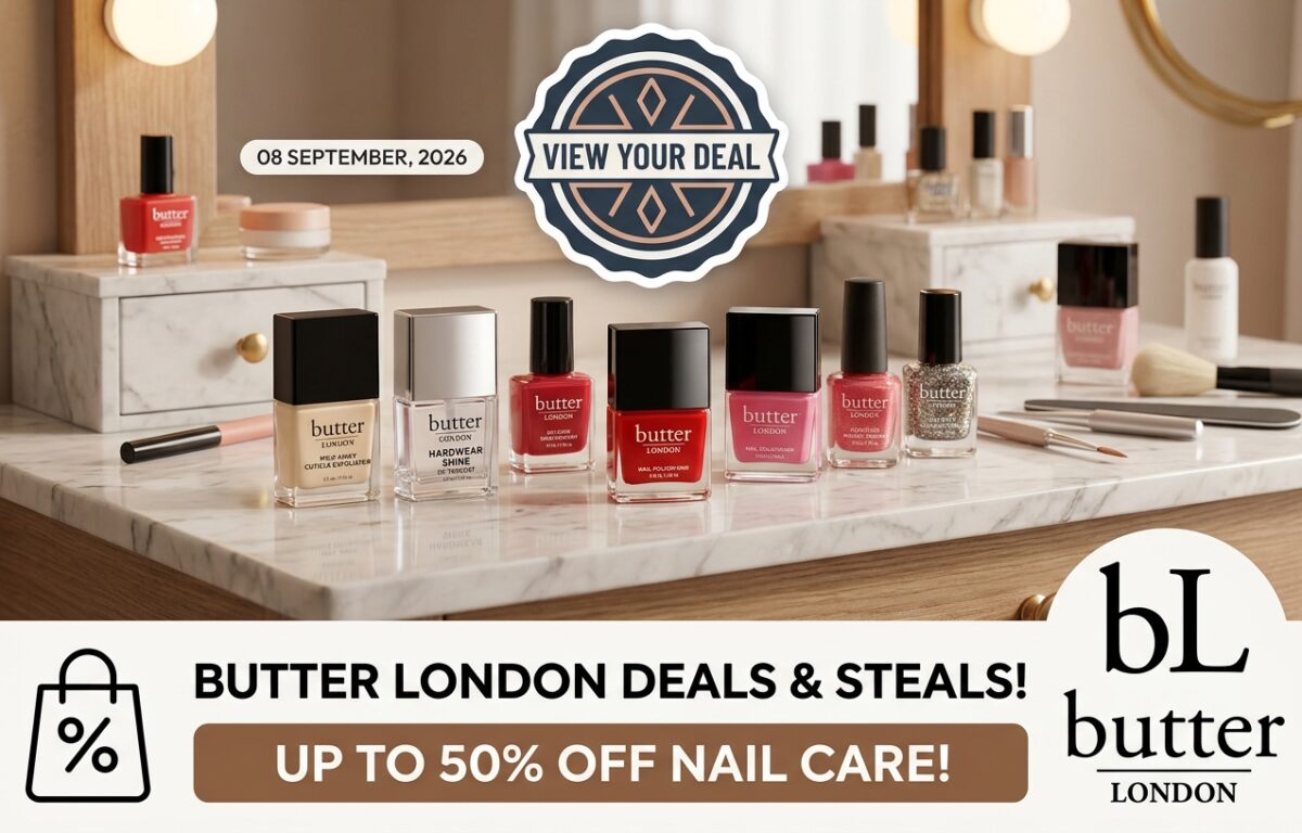 Butter LONDON nail care deal 2026