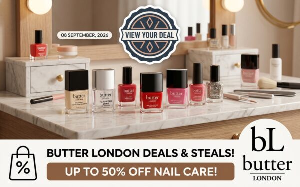 Butter LONDON nail care deal 2026
