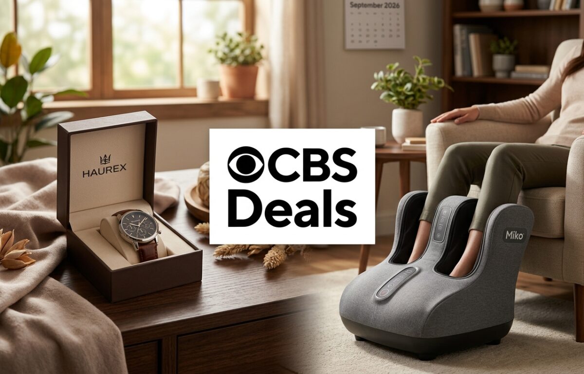 CBS Deals Haurex watches Miko massager 2026