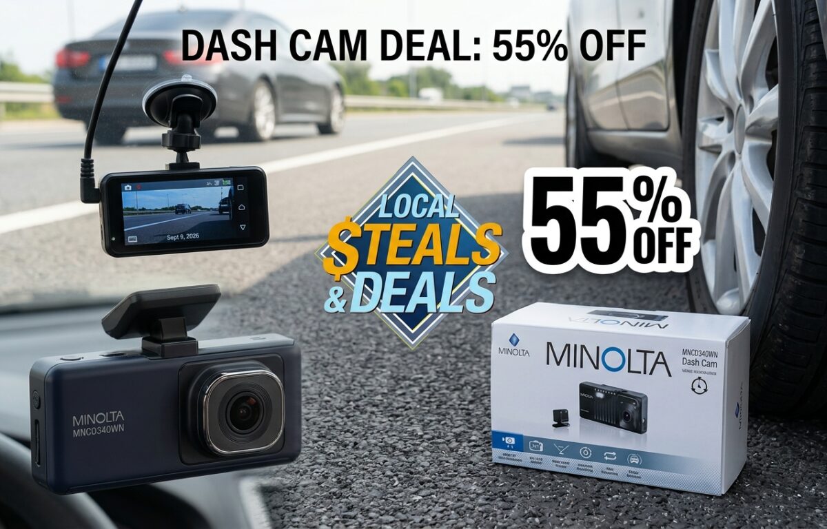 Minolta dash cam deal Local Steals and Deals 2026
