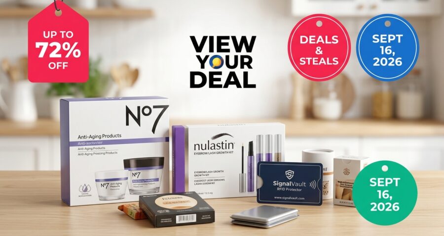 View Your Deal: Today's Deals & Steals, Up to 72% Off - Sept 16, 2026