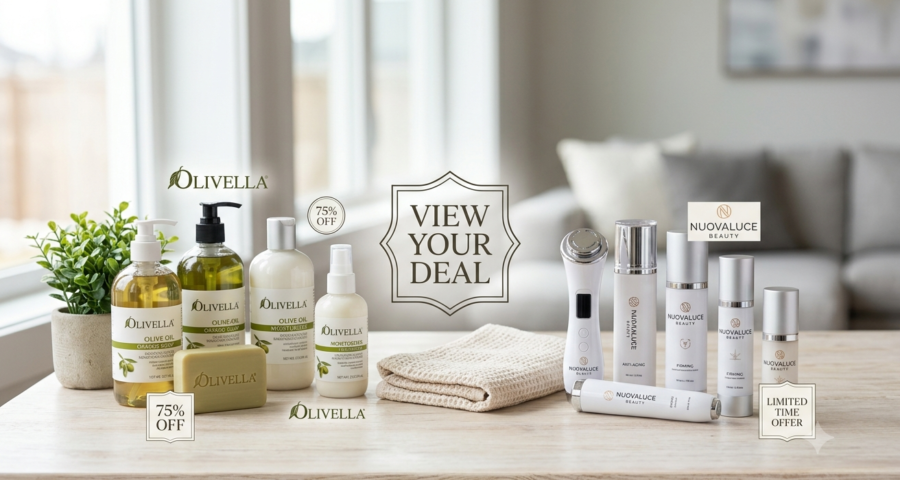 View Your Deal Today: Olivella, Nuovaluce Beauty Up to 75% Off
