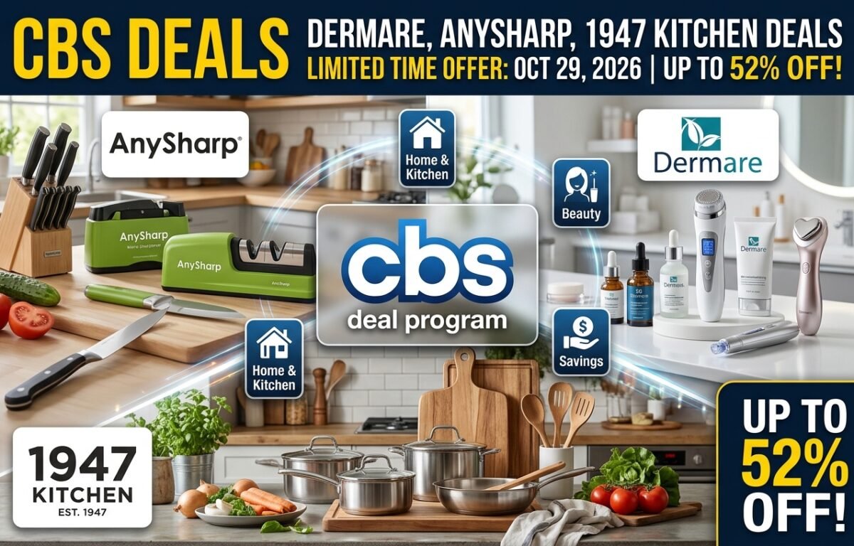 CBS Deals Dermare AnySharp 1947 Kitchen 2026
