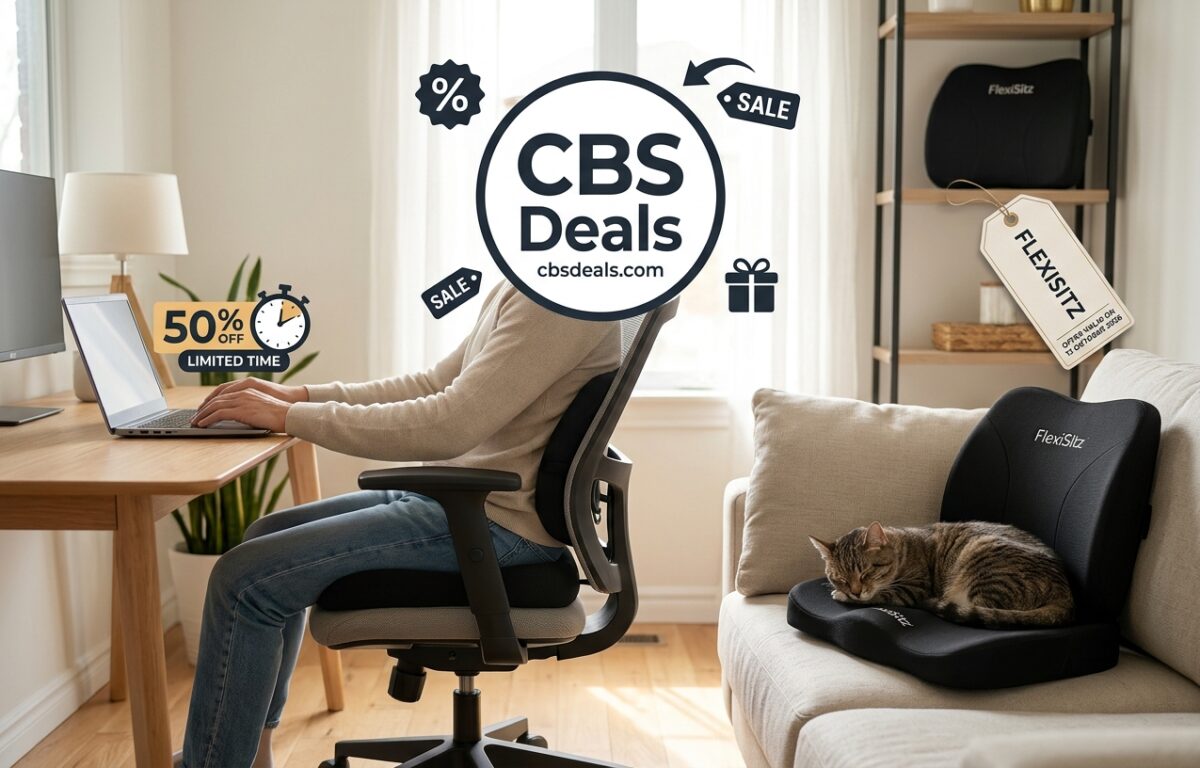 Cbsdeals FlexiSitz seat cushion deal 2026