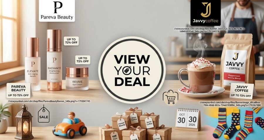 View Your Deal: Up to 72% Off Parevabeauty, Javvycoffee, 30 October, 2026