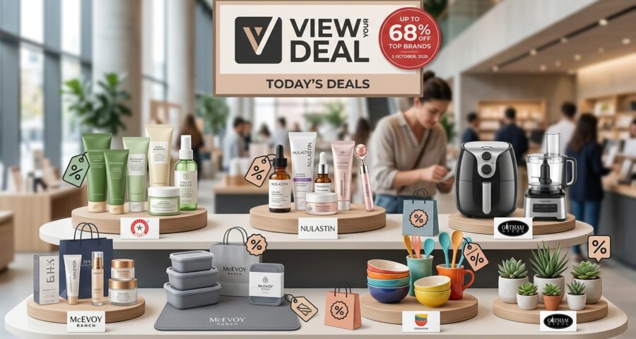 View Your Deal: Today's Deals Up to 68% Off Top Brands, 5 October, 2026